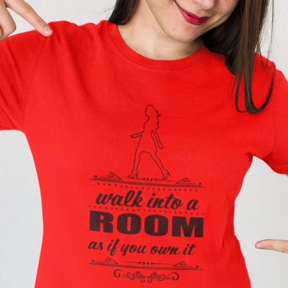 Walking Woman Inspirational Tee - Picture 3 of 3